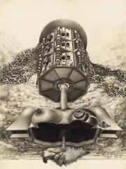Erich Josef Müllner, Untitled, 1969, mixed media on paper