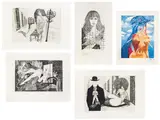 Leherb, Mixed lot of 5 prints, 1971, prints; unframed