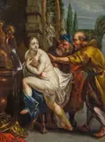follower of Peter Paul Rubens, Susanna and the Elders, oil on copper