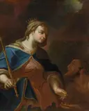 circle of Daniel Gran, Saint Elisabeth giving alms, oil on canvas