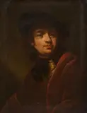 Self-portrait as young gentleman by Rembrandt Harmensz van Rijn, oil on canvas, sold Jan 2015