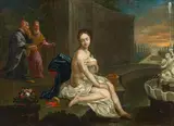 Joseph Adam von Mölk, Susanna and the Elders, 1747, oil on canvas