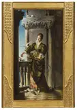 Carl Probst, Venetian Lady, 1887, oil on panel