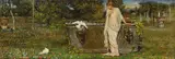 Eugene Benson, Vestal virgin at the fountain, 1887, oil on canvas