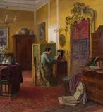 Karl Maria Schuster, Artist's studio in Vienna, Stumpergasse 2