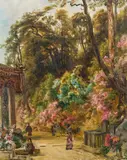 Joseph Hoffmann, Kyoto, 1894, oil on cardboard