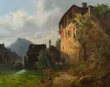 Ludwig Halauska, Village by a river