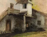 Leopold Carl Müller, Idyllic cottage
