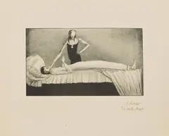Alfred Kubin, Hans von Weber-Mappe" with 15 facsimile prints, 1903, facsimile prints after pen drawings