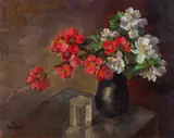 Ernst Nepo, Flowers in vase