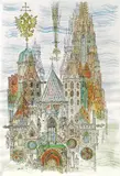 Michael Coudenhove-Kalergi, Mixed lot: four works on paper, 1967-1984, mixed media on paper; unframed