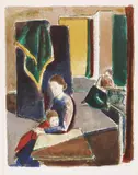 Joseph Floch, Maternity, Lithography on paper