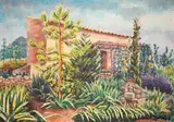 Trude Waehner, House in Dieulefit, c. 1955, oil on canvas
