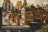 Edith Kramer, 33rd Street (New York), 1945, oil on canvas