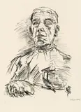 Oskar Kokoschka, Self portrait