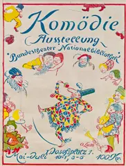 Oskar Laske, Komödie, color lithograph