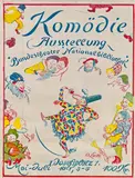 Oskar Laske, Komödie, color lithograph