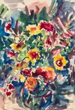 Wilhelm Kaufmann, Still life with flowers