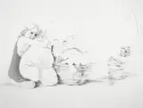 Sevda Chkoutova, sweet harmony_10, 2001, pencil and crayon on paper