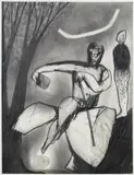 Mario Dalpra, Untitled, 1988, pencil and charcoal on paper; unframed