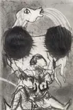 Mario Dalpra, Untitled, c. 1986, pencil and charcoal on paper; unframed