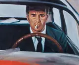 Andi Ehlers, Michel Piccoli, 2012, oil on canvas