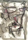 Adolf Frohner, Untitled, 1989, mixed media on paper