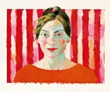 Xenia Hausner, Rot-Weiss-Rot, 2001, handcrafted chromolithography; unique copy