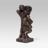 Alfred Hrdlicka, Kaiserallee I, bronze patinated, edition: 20/49