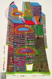 Good morning city by Friedensreich Hundertwasser, 1969, serigraph, sold Jan 2015