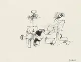 Jürgen Messensee, Untitled, 1986, India ink on paper