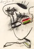 Jürgen Messensee, Untitled, 1980, mixed media on paper