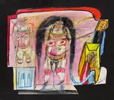 Franz Ringel, Untitled, 1977, mixed media on paper