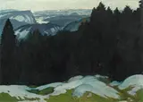 Oskar Mulley, Mountain scenery in early spring