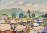 Oskar Laske, Jahrmarkt Alt Aussee