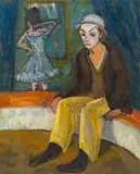 Broncia Koller-Pinell, Sitting clown - Bajazzo