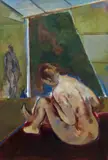 Joseph Floch, Sitting nude in studio IV