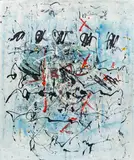 Untitled by Hans Staudacher, 1994, oil on canvas, sold Nov 2014