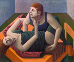 Copula II by Wolfgang Herzig, 1996, oil on canvas, sold Nov 2014