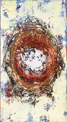 Drago J. Prelog, Noon with Fritz Nowotny, 2011, acrylic on canvas