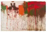 Kreuzwegstation by Hermann Nitsch, 1992, Öl, Stoff und Holz auf Leinwand, sold Nov 2014