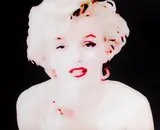 Jeanne Szilit, Marilyn Monroe / Silent Echoes (black), 2011, C-print, acrylic/Aludibond
