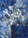 Junge Nacht by Christian Ludwig Attersee, 1999, oil on canvas, sold Nov 2014