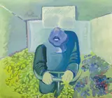 Maria Lassnig, Brettl vorm Kopf