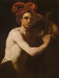 David and Goliath by circle of Caravaggio, oil on canvas, sold Nov 2014