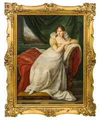 attributet to Josef Abel, Portrait of an elegant lady, c. 1810, oil on canvas