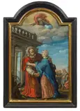 Simon Benedikt Faistenberger, The Visitation, 1712, oil on copper
