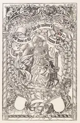 Michael Wolgemut, God the father, 1490/93, woodcut