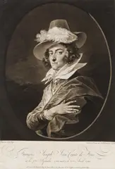 Georg Vinzens Kininger, Portrait of Francois Joseph Jean Comte de Fries, 1788, mezzotint