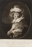 Georg Vinzens Kininger, Portrait of Francois Joseph Jean Comte de Fries, 1788, mezzotint